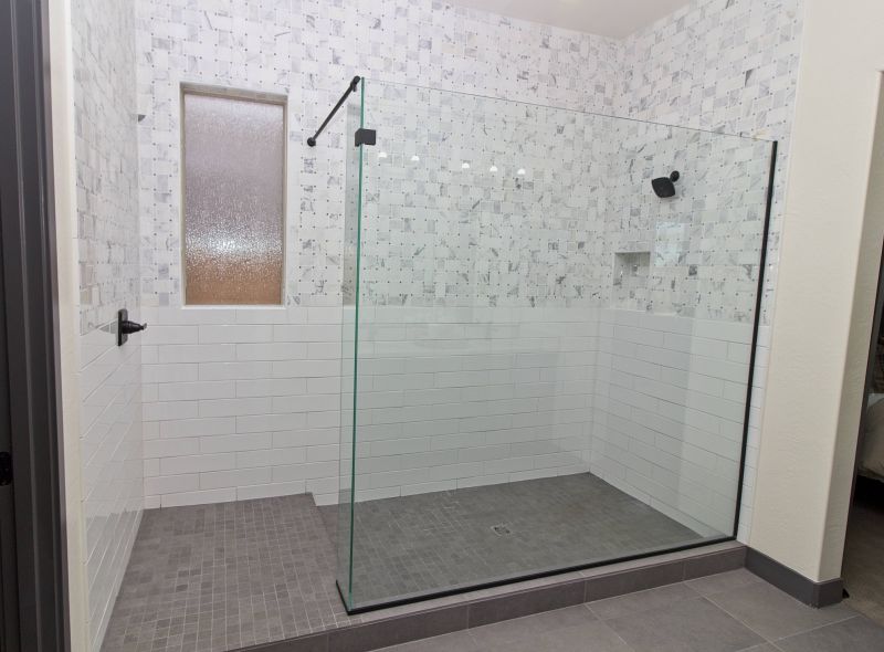 Shower with Linear Drain